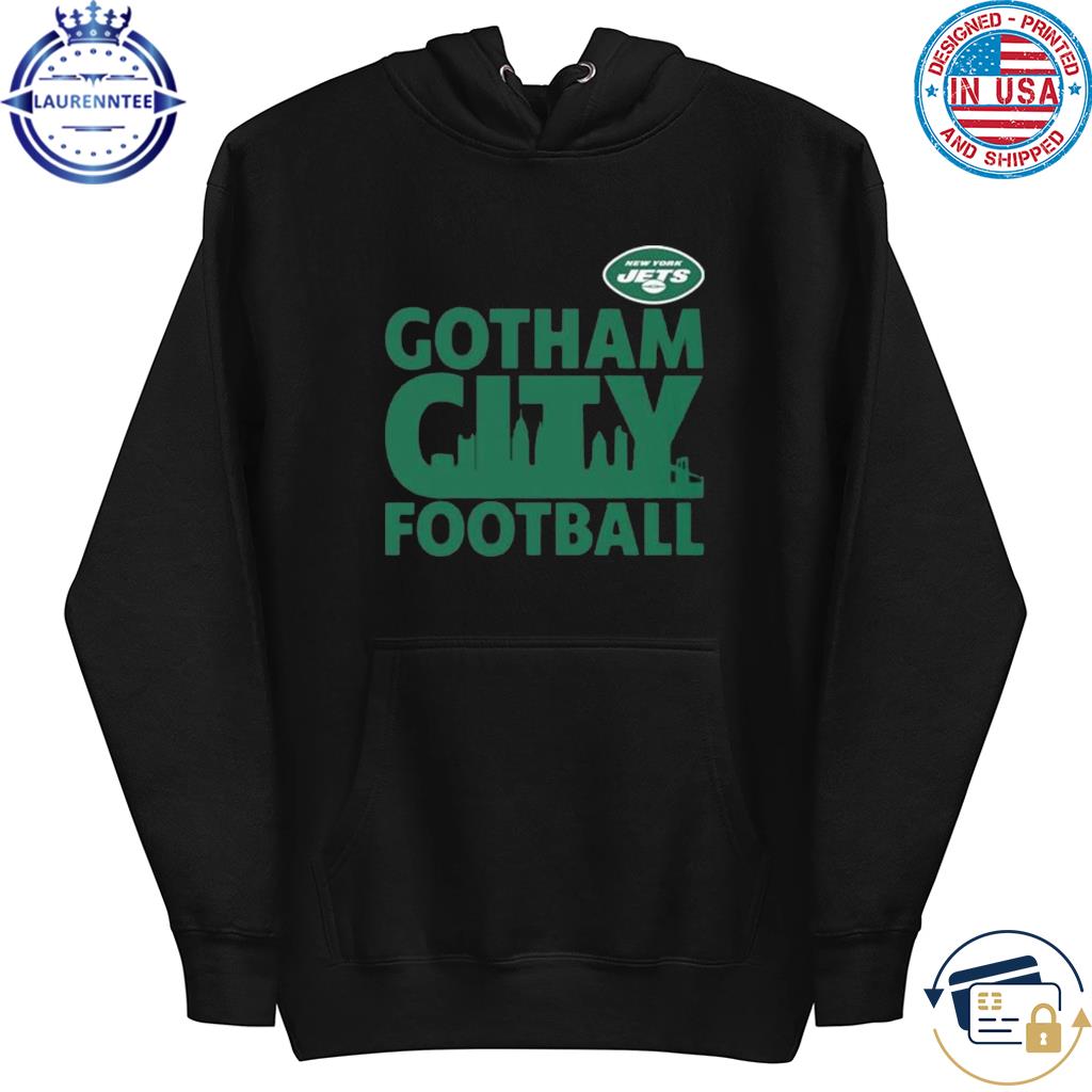 GOTHAM CITY FOOTBALL NEW YORK JETS UNISEX Hoodie S-3XL