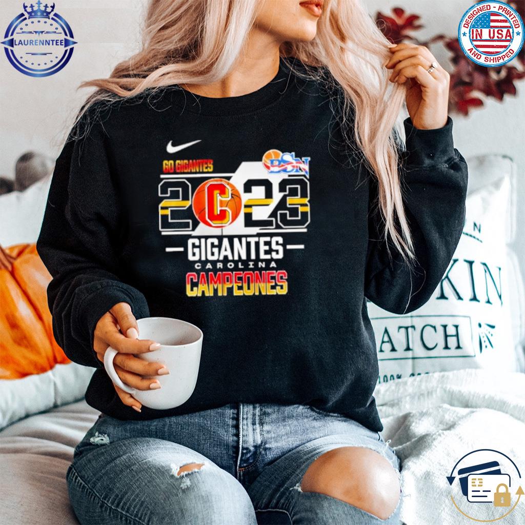 Official Gigantes Go 2023 BSN Champions Gigantes de Carolina Shirt