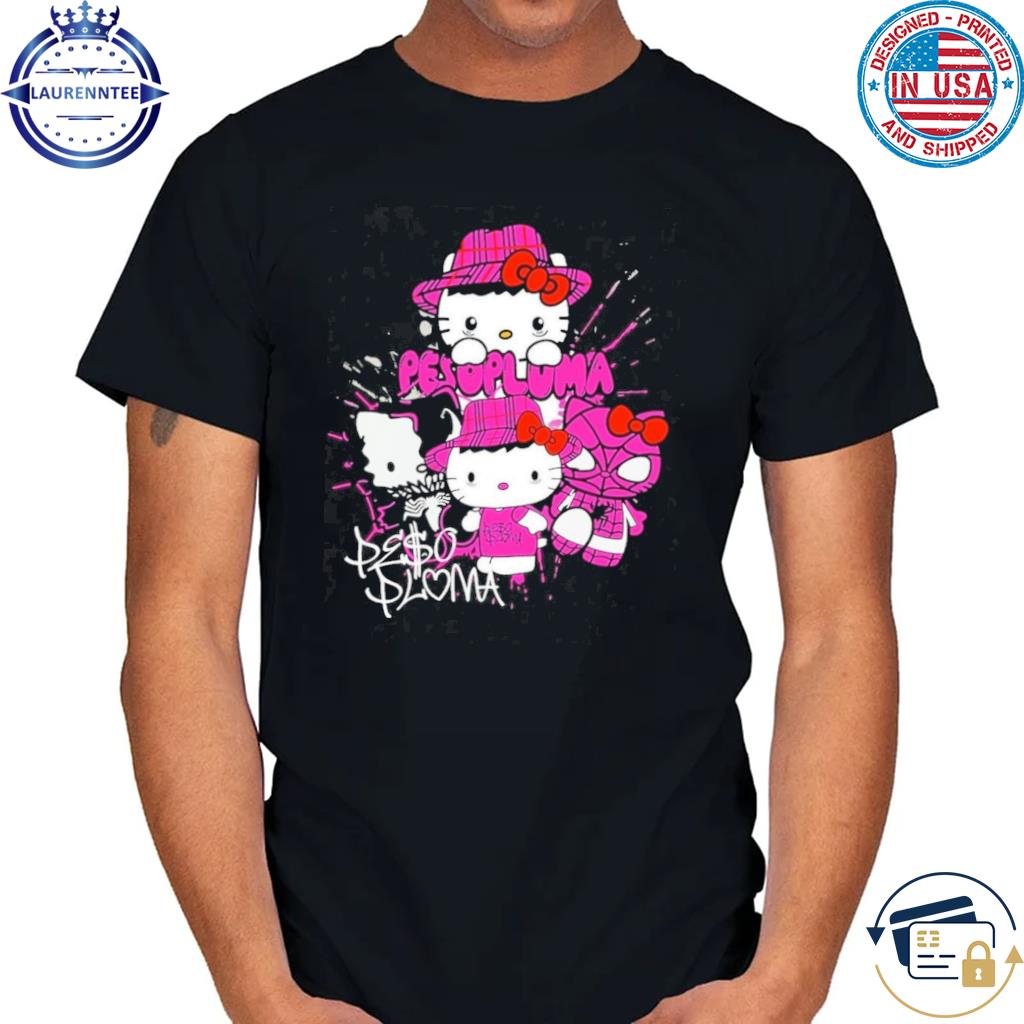 La Peso Pluma Hello Kitty shirt, hoodie, sweater, long sleeve and