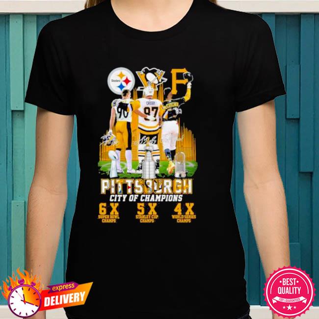 Pittsburgh Steelers Penguins Pirates City Champions 2023 Shirt