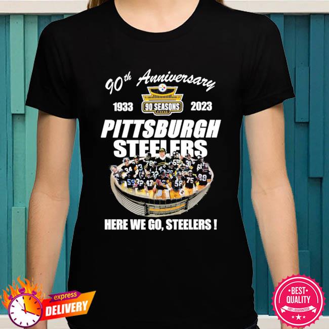 Official Pittsburgh Steelers 90th anniversary 1933 2023 Stadium