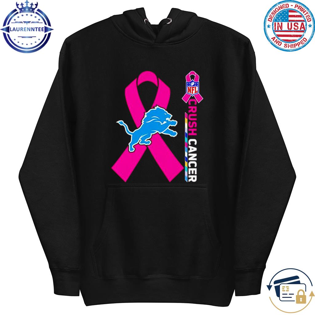 Premium Detroit lions nfl crush cancer shirt, hoodie, sweater