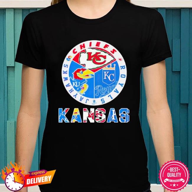 Kansas Jayhawks Chiefs Royals logo shirt, hoodie, sweater, long