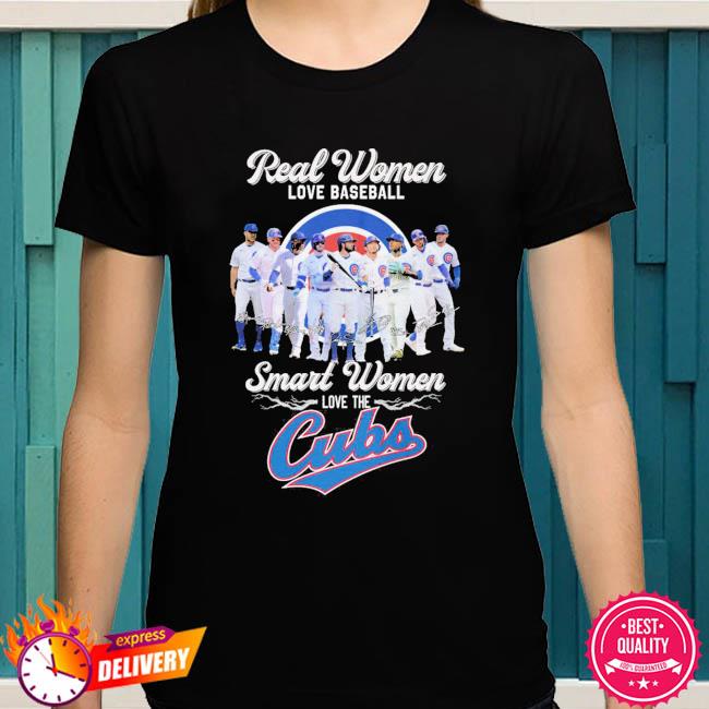 Real women love baseball smart the Cubs shirt, hoodie, sweater