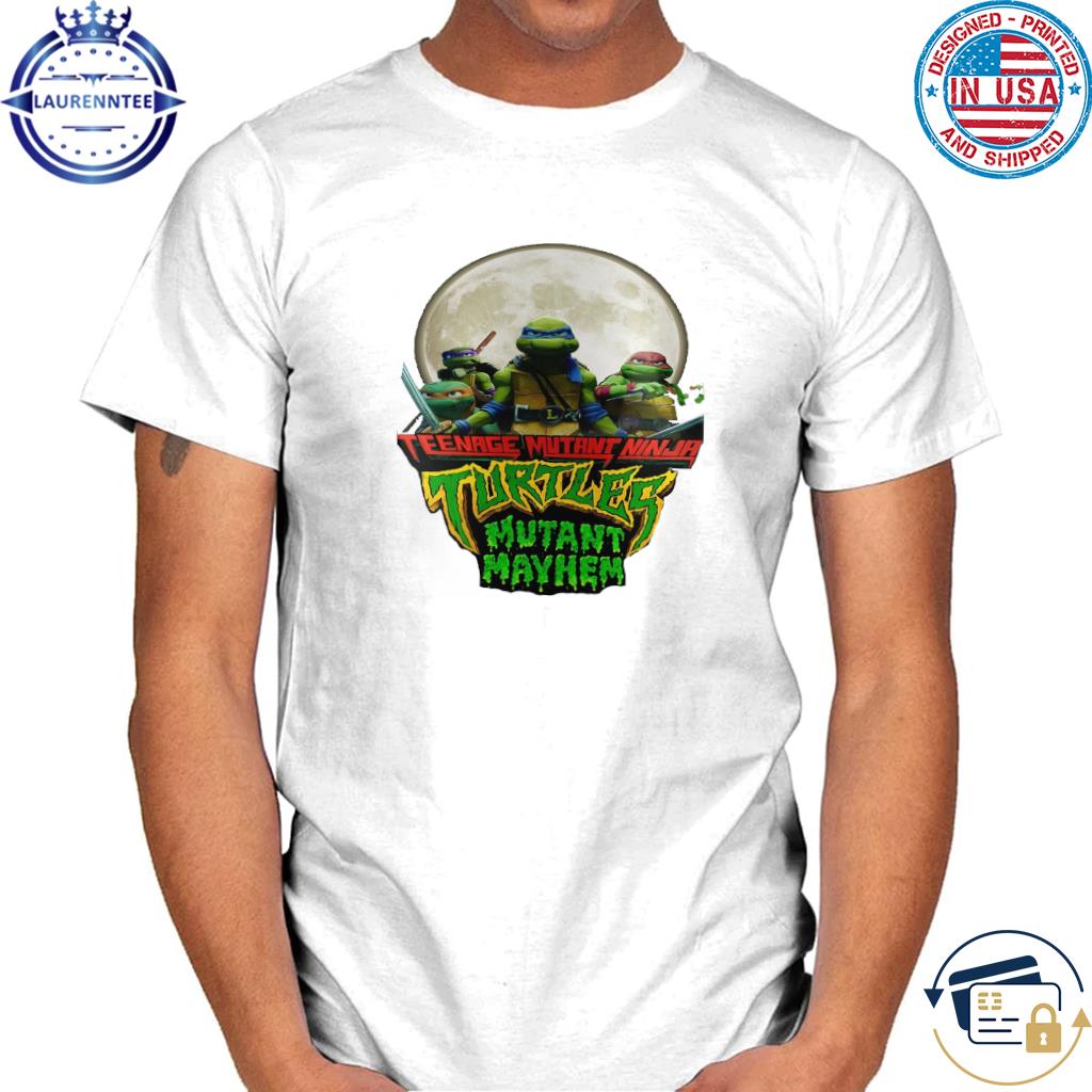 printful2 Teenage Mutant Ninja Turtles: Mutant Mayhem As Seen on American Ninja Warriors T-Shirt Black / 4XL