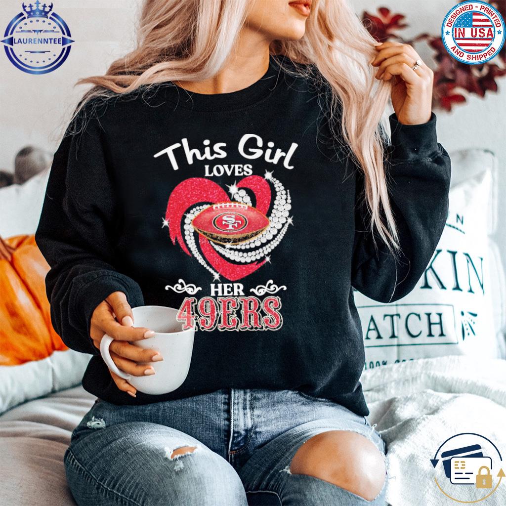 49ers Crop Top Shirts for Women & Girls –