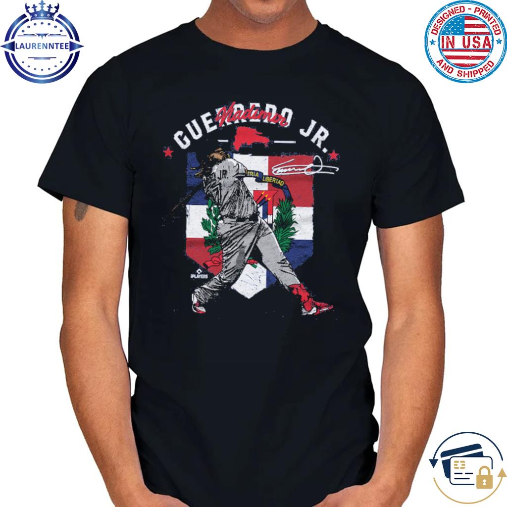  Vladimir Guerrero Jr. Men's T-Shirt - Vladimir Guerrero Jr.  Toronto Country Flag : Sports & Outdoors