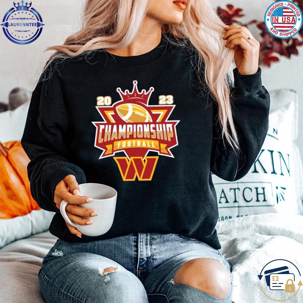 Washington Commanders Football Nfl 2023 Championship Crown Logo shirt,  hoodie, sweater, long sleeve and tank top