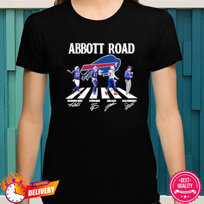 Abbott Road Buffalo Bills signatures shirt - Dalatshirt