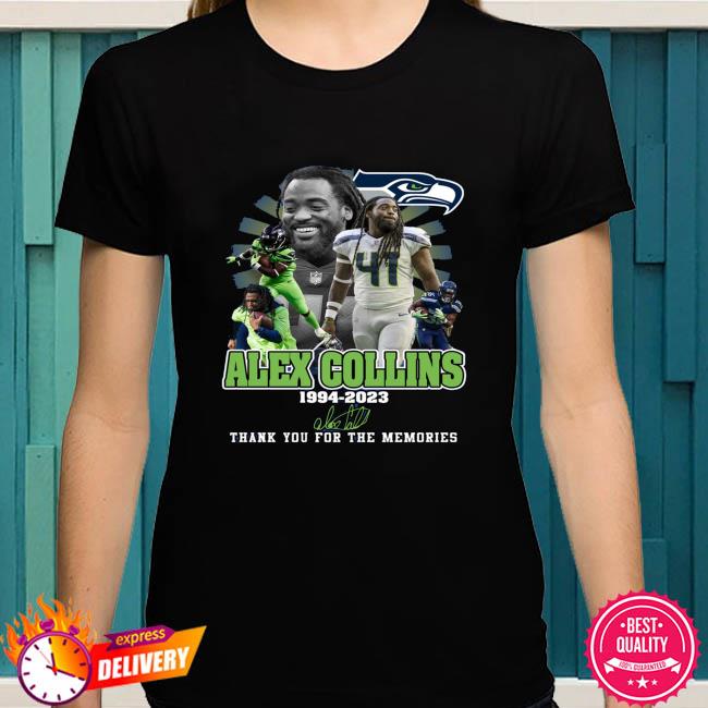 Alex Collins 1994 2023 Memories Seatle Seahawks NFL Shirt, hoodie, sweater  and long sleeve