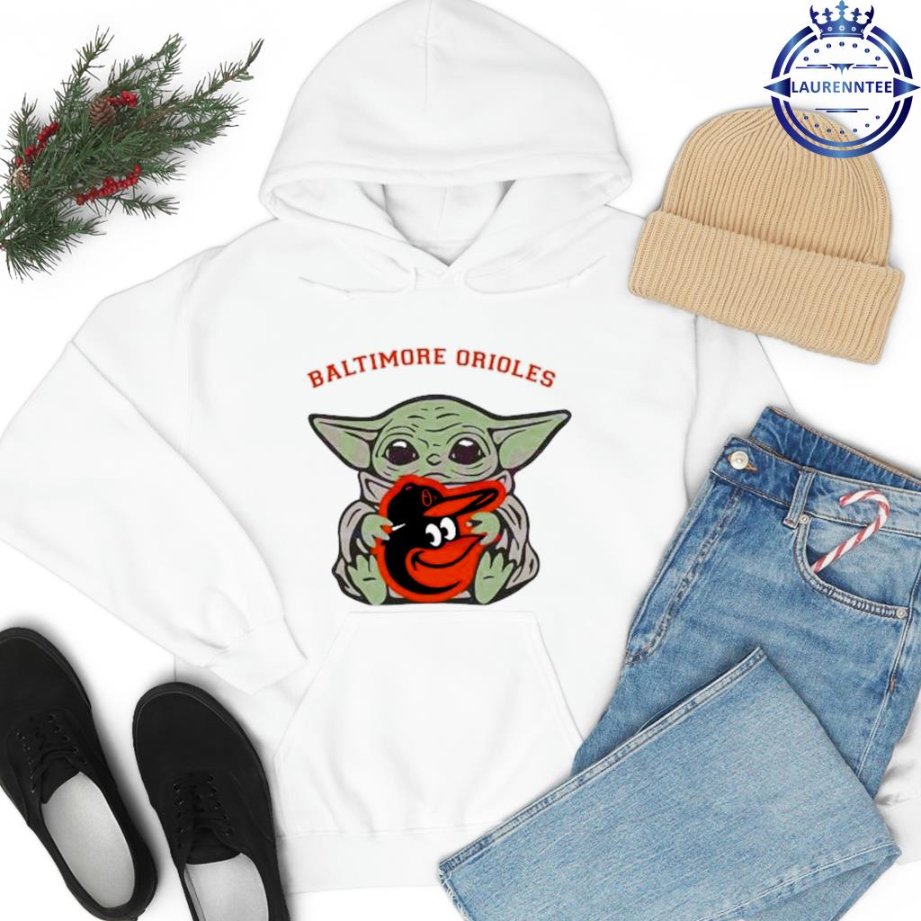 Baby Yoda Hug Logo Baltimore Orioles Sport 2023 Shirt, hoodie, sweater,  long sleeve and tank top