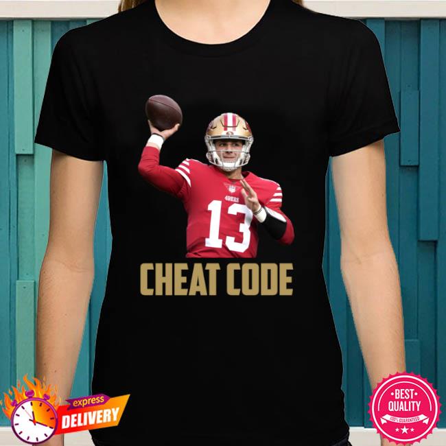 Brock purdy cheat code san francisco football fan shirt, hoodie, sweater,  long sleeve and tank top