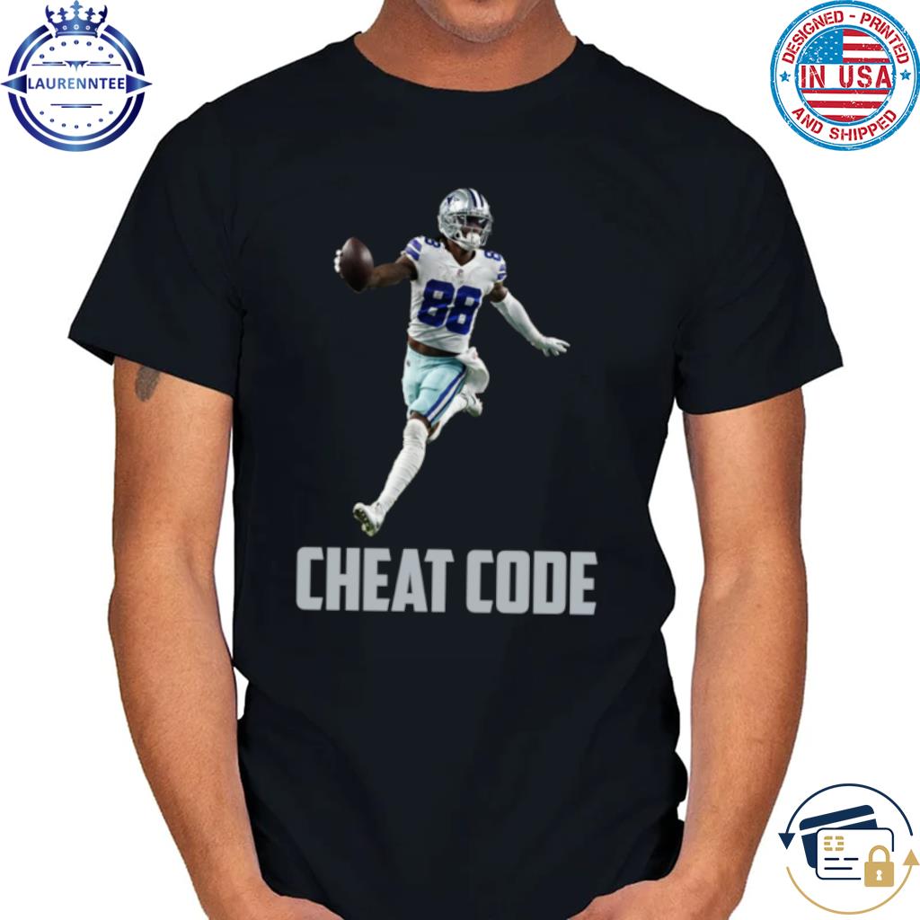 Official ceedee lamb cheat code dallas football fan shirt, hoodie