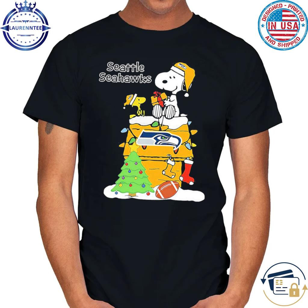 Christmas Snoopy Seattle Seahawks Shirt, hoodie, sweater and long sleeve