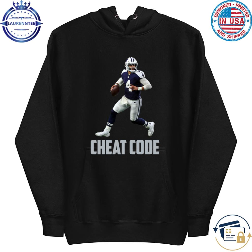 Dak prescott cheat code Dallas football fan shirt, hoodie, sweater