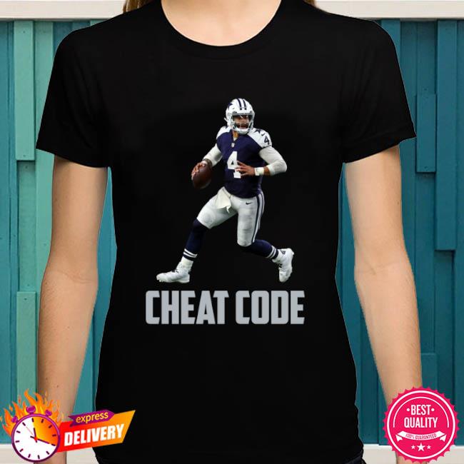 Dak prescott cheat code Dallas football fan shirt, hoodie, sweater, long  sleeve and tank top