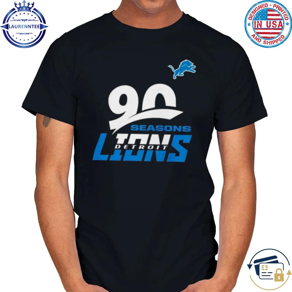 Detroit lions 90th seasons collection shirt, hoodie, sweater, long sleeve  and tank top