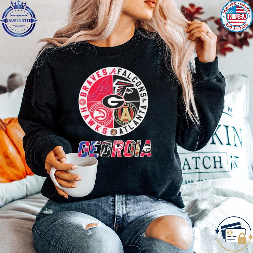 Atlanta Braves And Atlanta Falcons Hawks Logo shirt, hoodie, sweater, long  sleeve and tank top