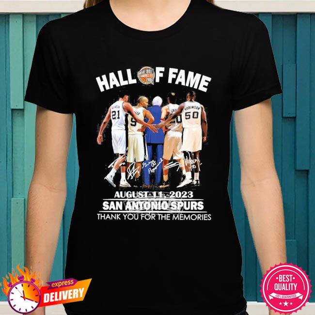 Hall Of Fame August 11, 2023 San Antonio Spurs Thank You For The