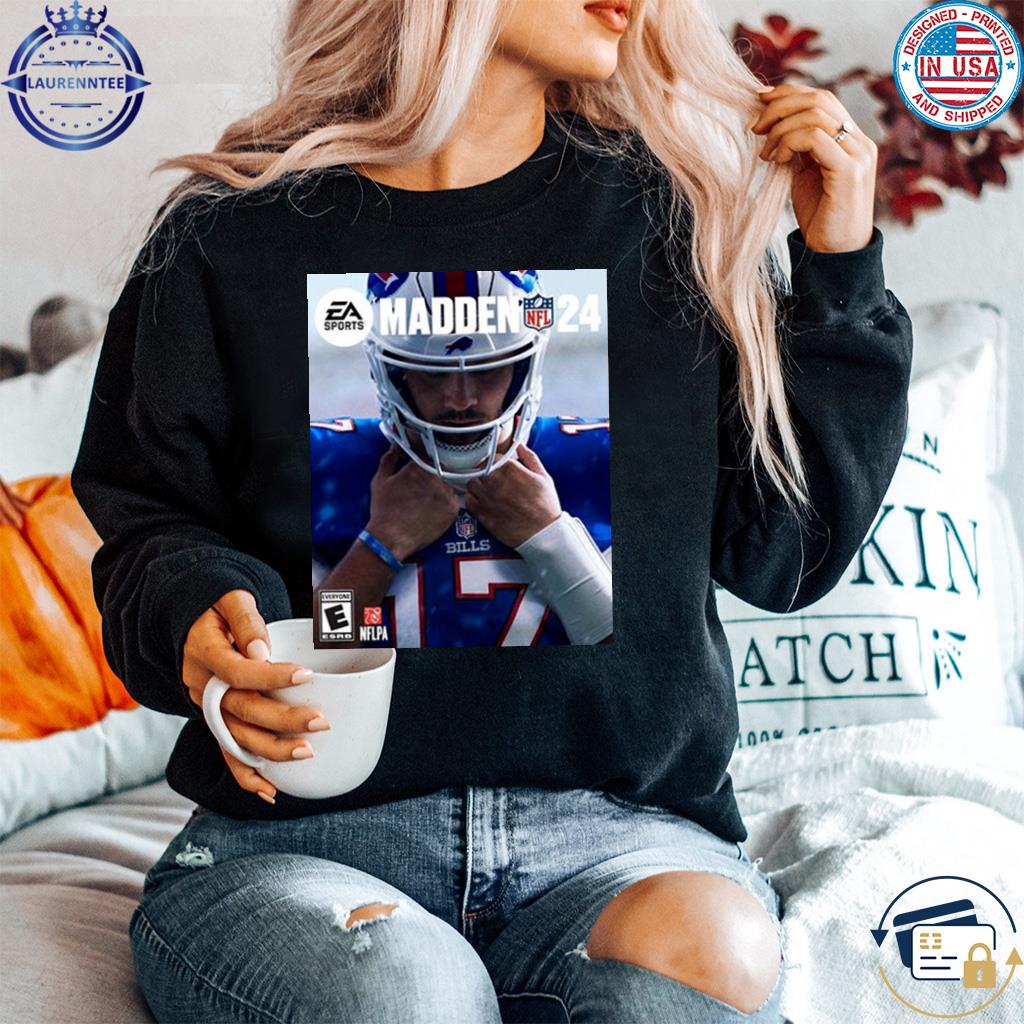 Josh Allen Buffalo Bills Hockey Style Pullover Hoodie