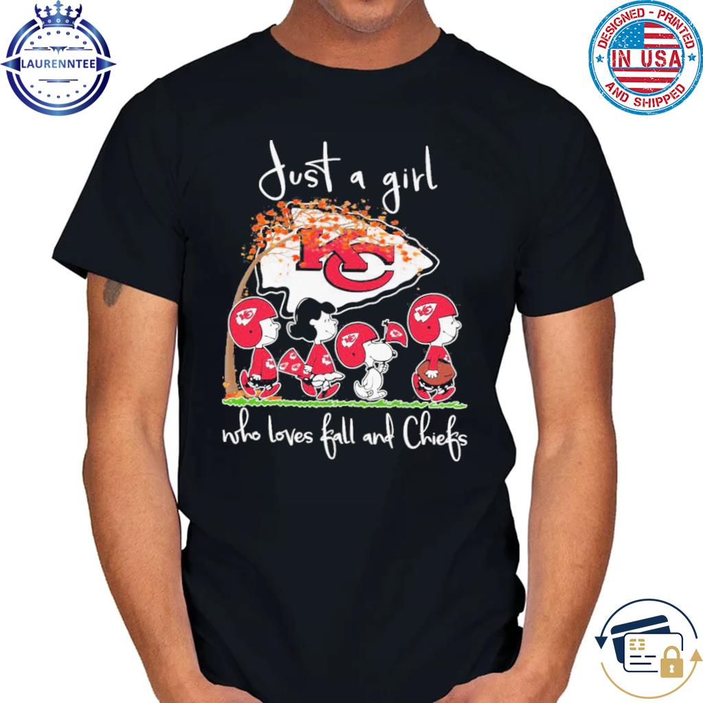 Just A Girl Who Loves Fall And Kansas City Chiefs Arrowhead Stadium Shirt,  hoodie, sweater, long sleeve and tank top