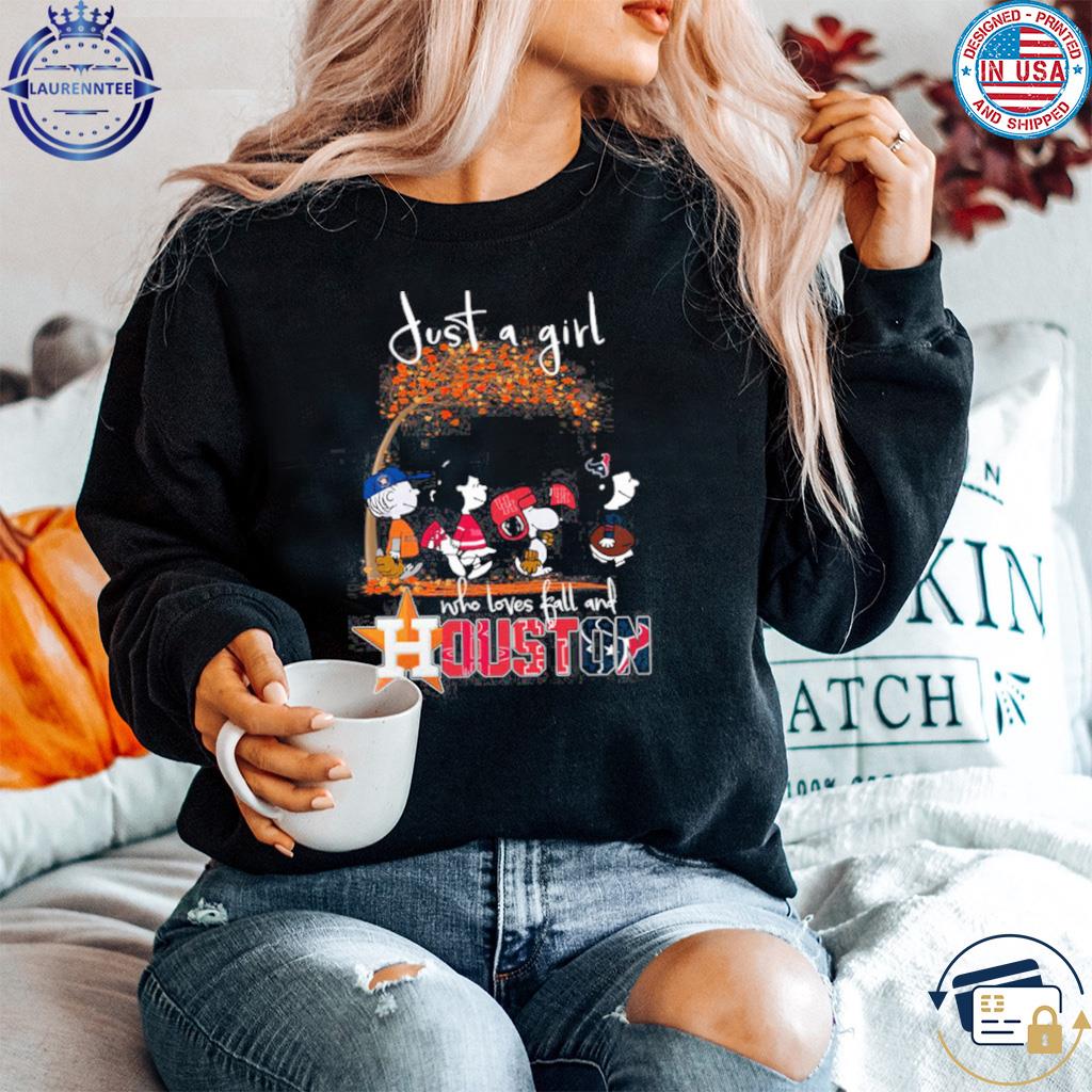 Official Just A Girl Who Loves Fall And Houston Astros 2023 shirt