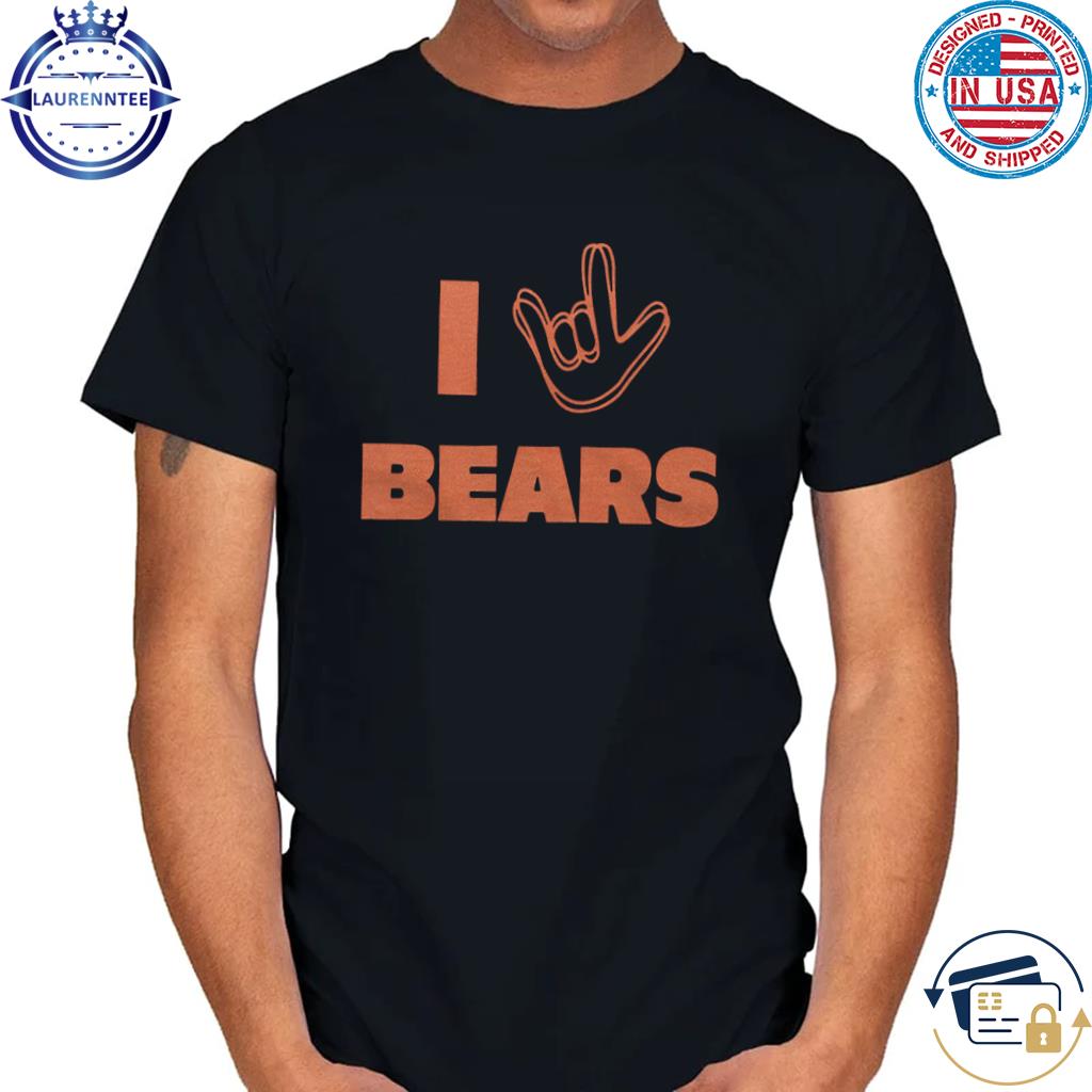 Love sign x chicago bears shirt, hoodie, sweater, long sleeve and tank top