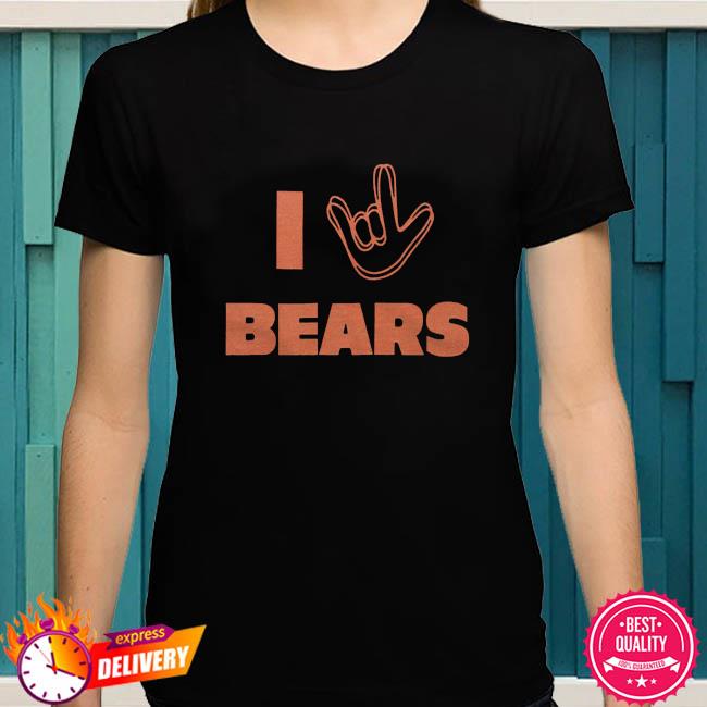 Love sign x chicago bears shirt, hoodie, sweater, long sleeve and tank top