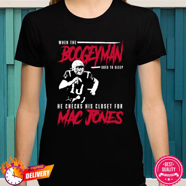 Mac jones boogeyman new england football fan shirt, hoodie