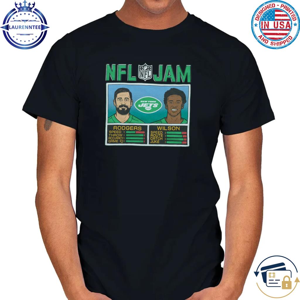 Nfl Jam New York Jets Rodgers And Wilson Shirt, hoodie, sweater