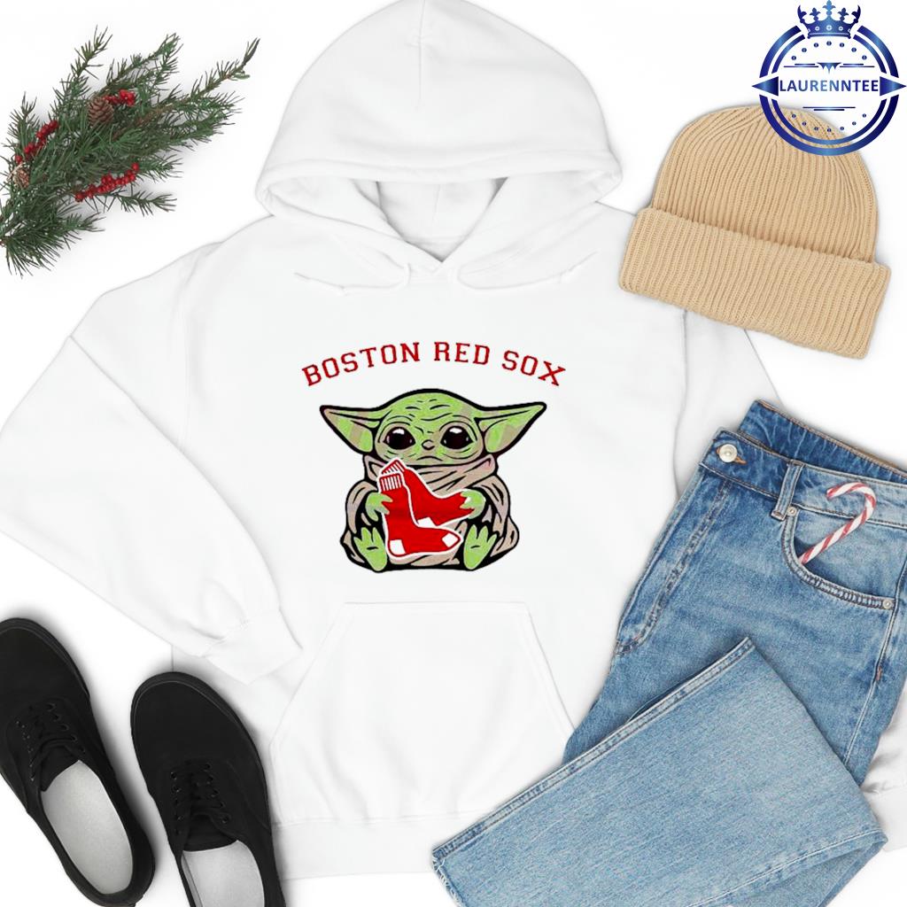 Baby Yoda Hug Logo Boston Red Sox Sport 2023 Shirt