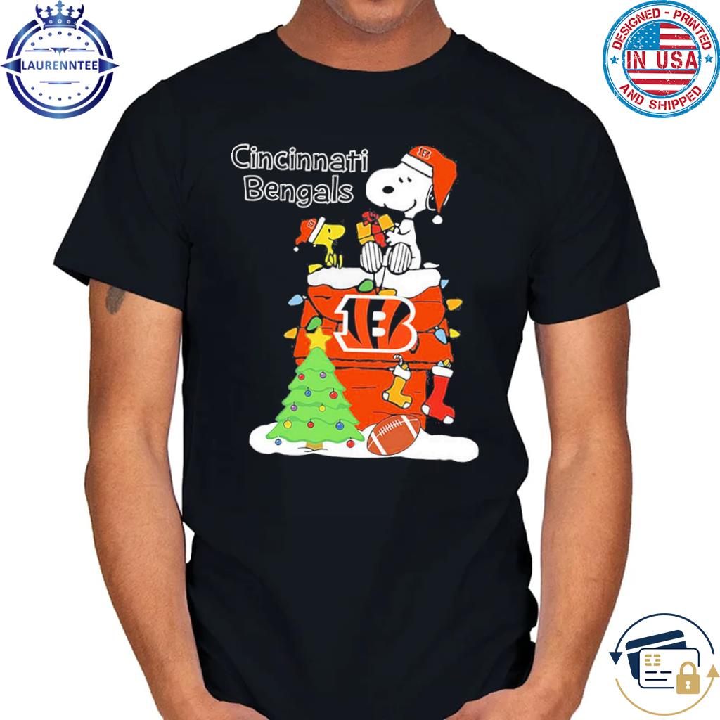 Snoopy Cincinnati Bengals Christmas shirt, hoodie, sweater, long sleeve and  tank top