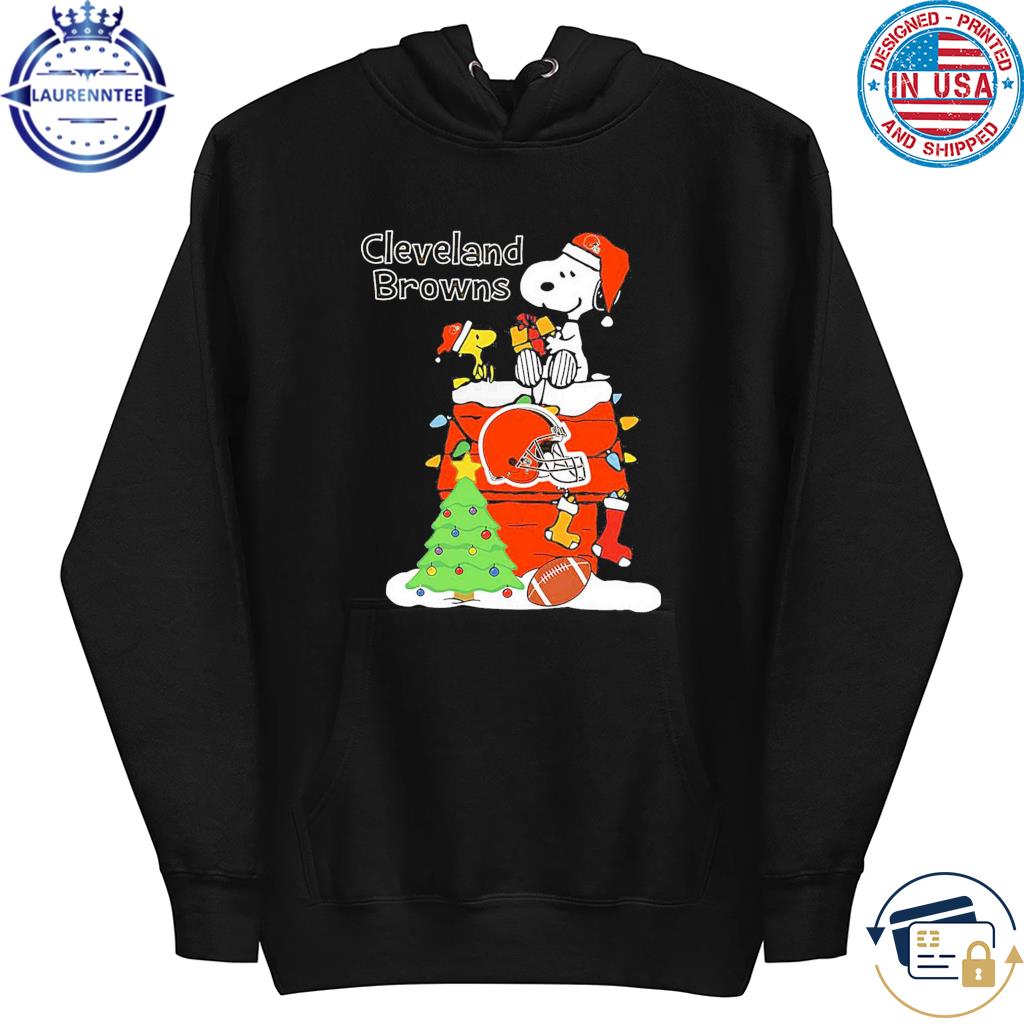 Original Christmas snoopy cleveland browns sweater, hoodie