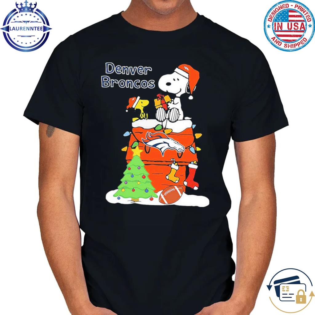 Denver Broncos Christmas Snoopy and Woodstock 2023 T-shirt, hoodie