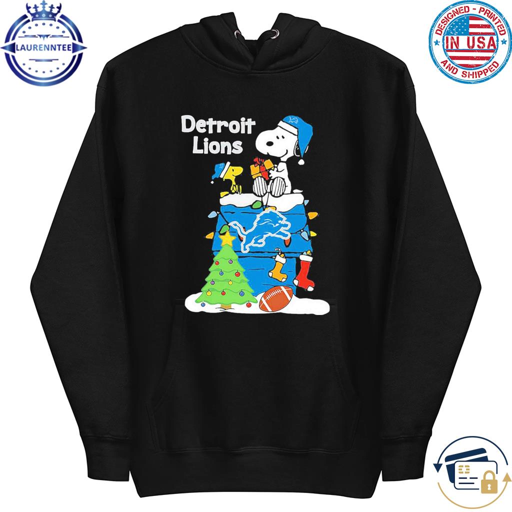 Snoopy Detroit Lions Merry Christmas Shirt - High-Quality Printed