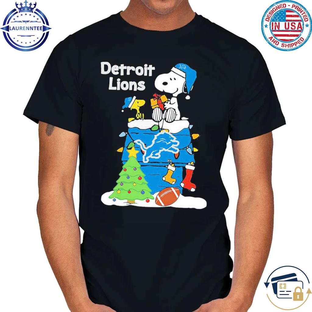 Christmas Snoopy Detroit Lions Shirt