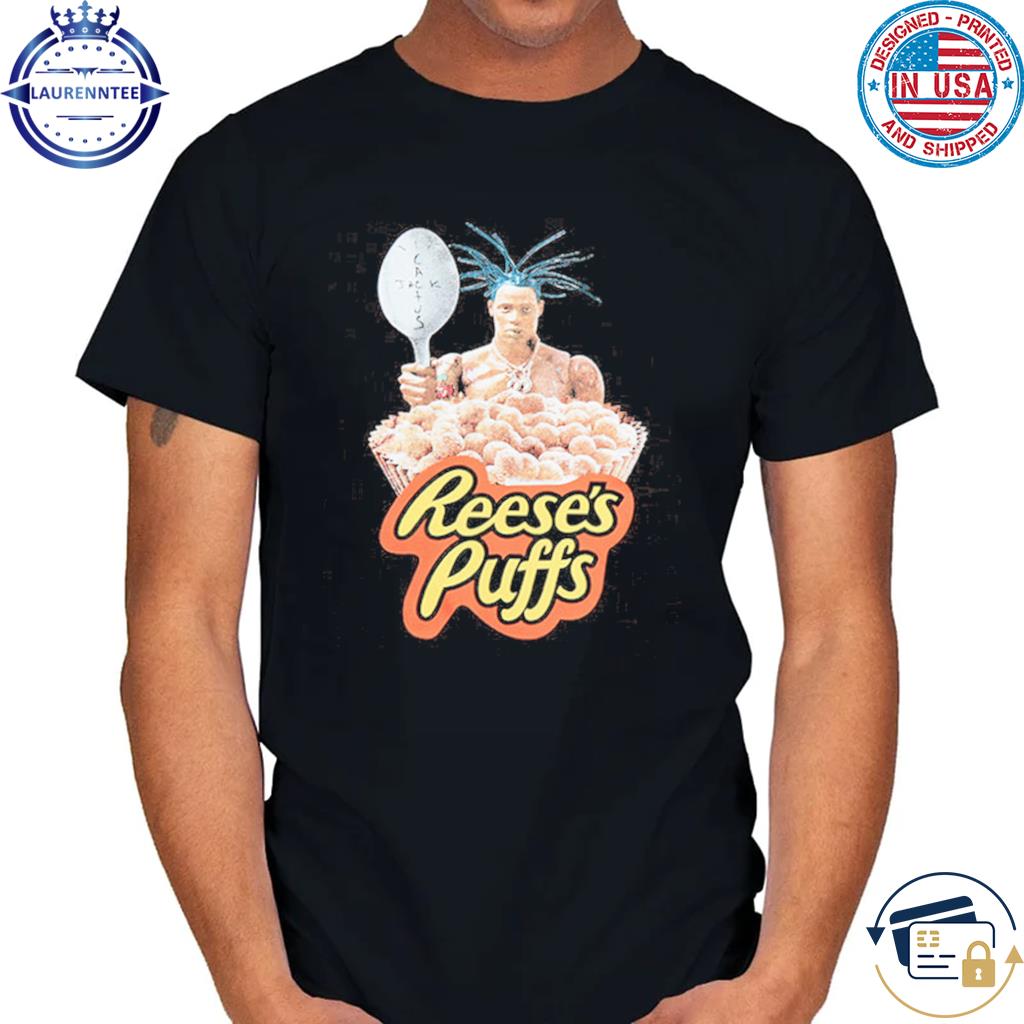 Original Travis scott cactus jack reeses puffs shirt brown