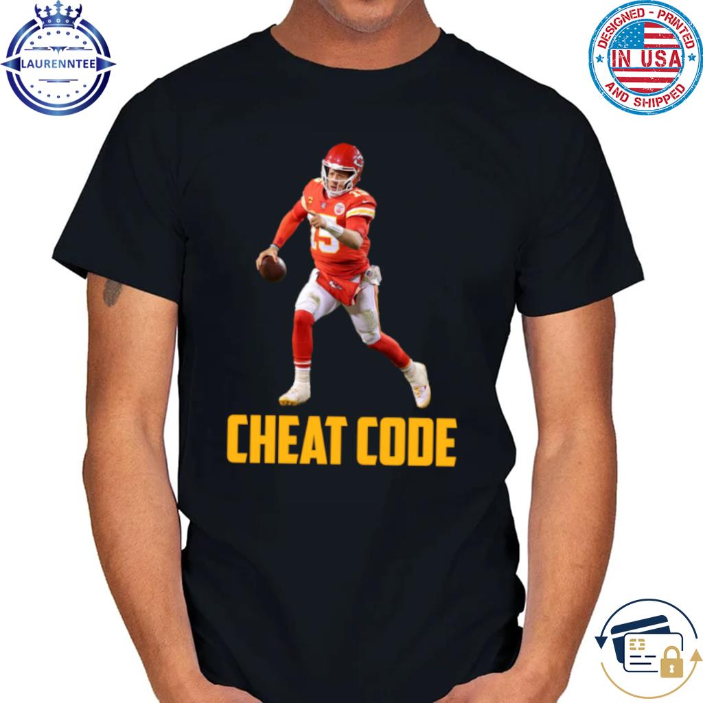 Patrick mahomes cheat code Kansas city football fan shirt, hoodie, sweater,  long sleeve and tank top