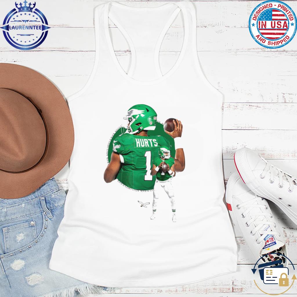 Philadelphia eagles 01 hurts kelly green meets the lockscreen shirt,  hoodie, sweater, long sleeve and tank top