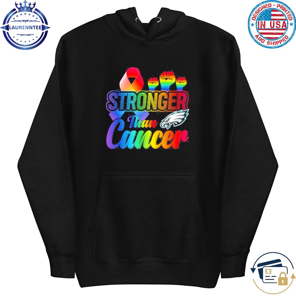 Philadelphia eagles stronger than cancer nfl 2023 shirt, hoodie