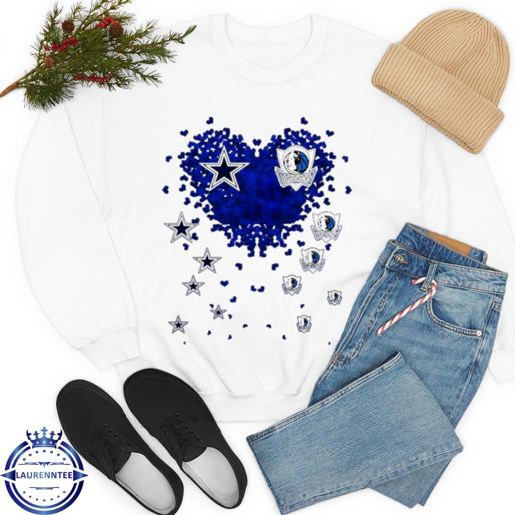 Premium Hearts Dallas Cowboys Dallas mavericks love Shirt, hoodie, sweater,  long sleeve and tank top