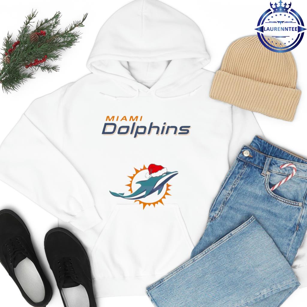 Santa miami dolphins nfl Christmas logo 2023 sweater, hoodie