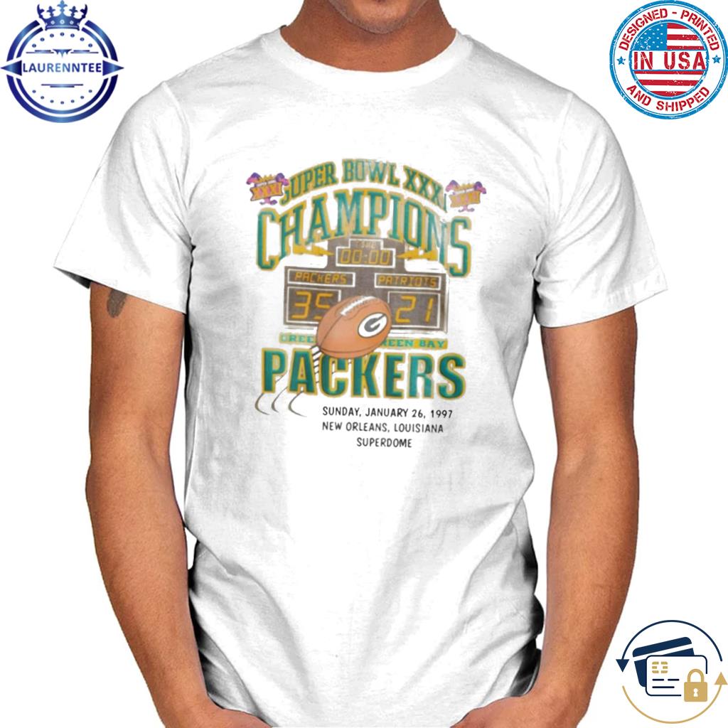 Super Bowl Xxxi Champions Packers T-Shirt, hoodie, sweater, long sleeve and  tank top