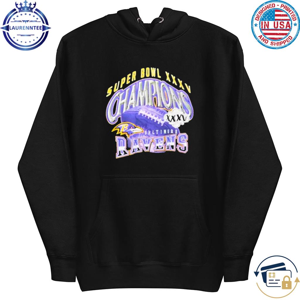 Official Super bowl xxxv champions baltimore ravens T-shirt