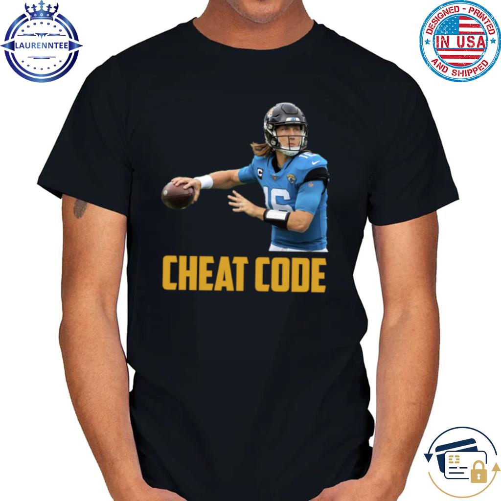 Trevor lawrence cheat code jacksonville football fan shirt, hoodie,  sweater, long sleeve and tank top