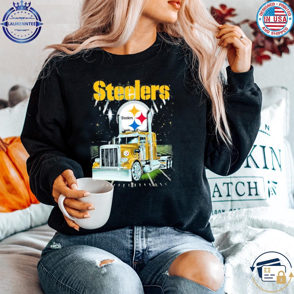 Trucker love Pittsburgh Steelers shirt, hoodie, sweater and v-neck