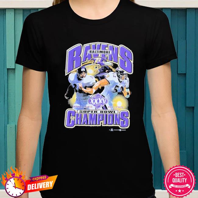 Vintage 2001 Super Bowl XXXV Champions Baltimore Ravens Graphic