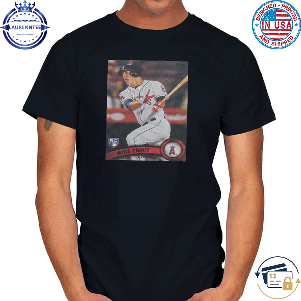 2011 Topps Baseball Mike Trout Angels Shirt - Shibtee Clothing