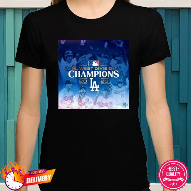 2023 LA Dodgers nl west Division champions shirt, hoodie