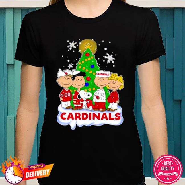 Arizona Cardinals The Peanuts Christmas Tree Sweatshirt - Peanutstee